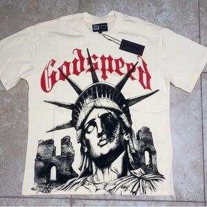 Godspeed Cream Graphic Tee